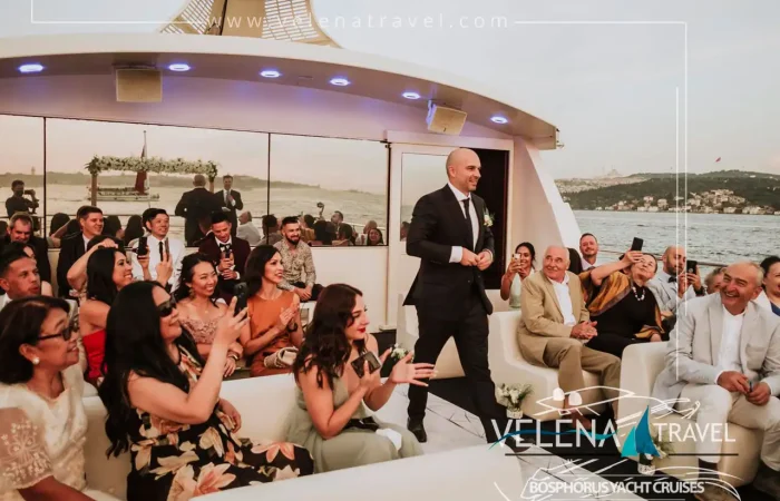 Istanbul Weddings on Luxury Yacht on Bosphorus