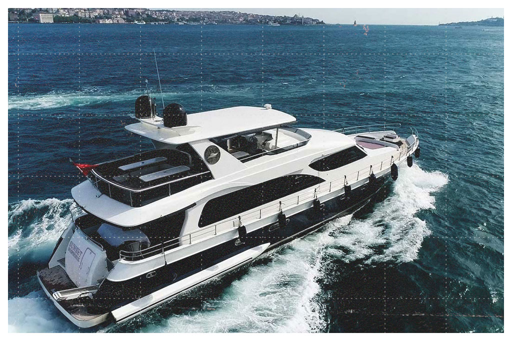 tour of a luxury yacht
