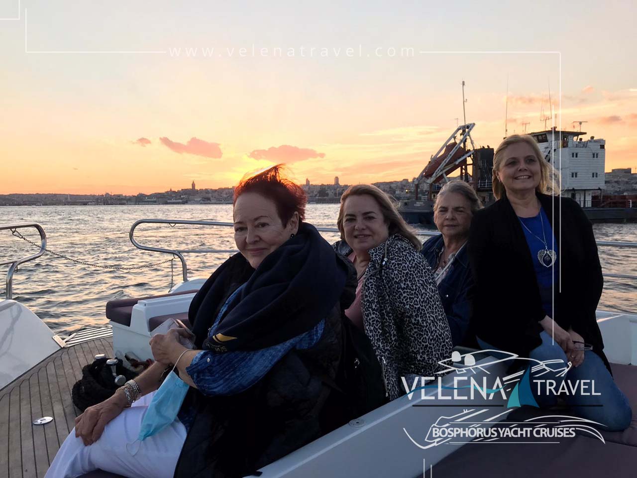 Bosphorus Sunset Cruise Experience on Luxury Yacht