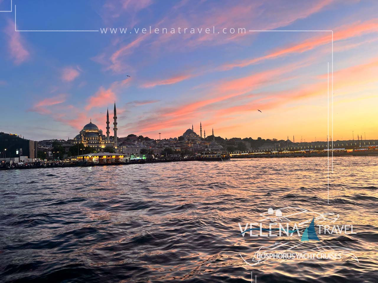 Istanbul Bosphorus Sunset Cruise on a Private Yacht